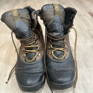Timberland Black and Brown Men's Boots